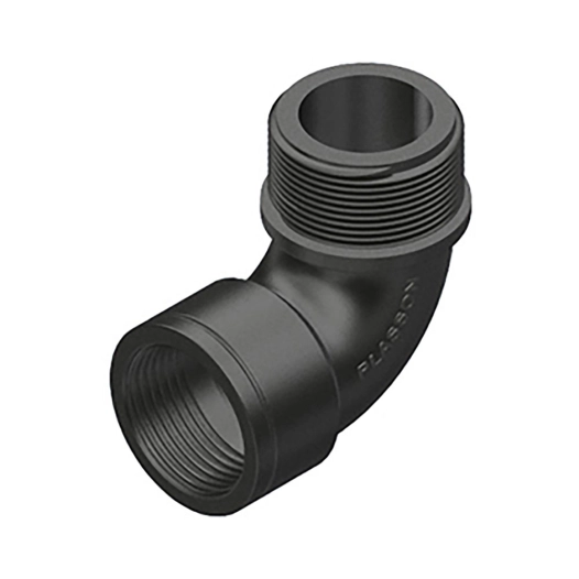 coude 90° filetage mâle/femelle polypropylène 3/4
