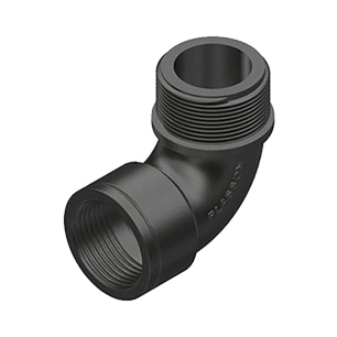 coude 90° filetage mâle/femelle polypropylène 1