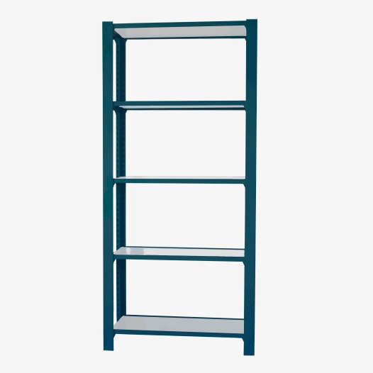 Etagère légère sans vis OFFICLICK 5/400 METAL I.M. ANTRACITE/BLANC ANTRACITE/BLANC 2100x900x400 - SIMONRACK