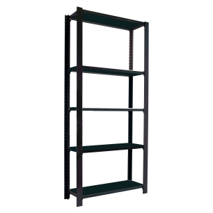 Etagère légère sans vis OFFICLICK 5/400 METAL I.M. ANTRACITE/ANTRACITE ANTRACITE 2100x900x400 - SIMONRACK