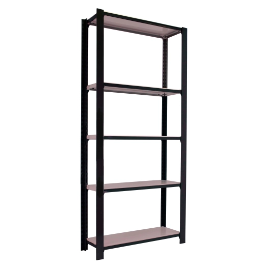 Etagère légère sans vis OFFICLICK 5/400 METAL I.M. ANTRACITE/GALVA ANTRACITE/GALVA 2100x900x400 - SIMONRACK