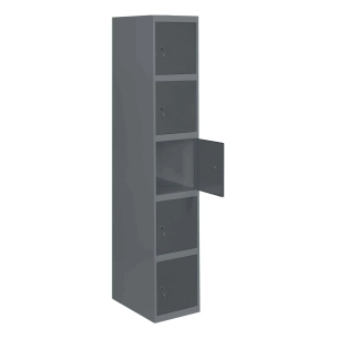 Casier-Armoire SIMONLOCKER PROF.DISM.5 PORTE 1/5 400 IN AN/AN ANTRACITE 1800x400x500 - SIMONRACK
