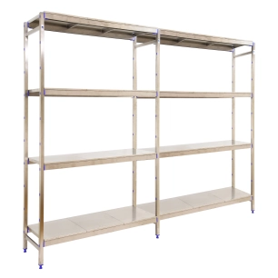 Etagère sans vis SIMONINOX INITIAL 4SS/1600x3290x400 ACIER INOX 1600x3290x400 - SIMONRACK