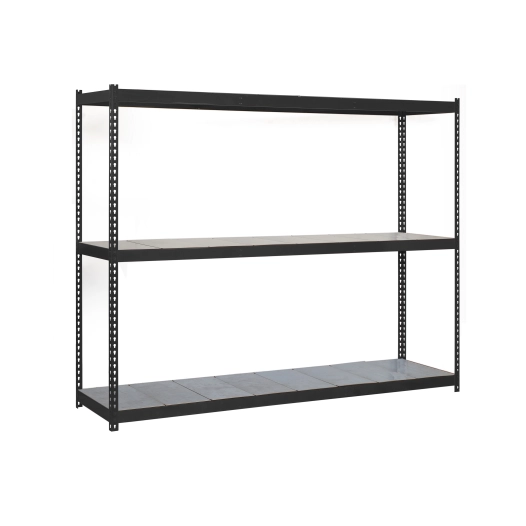 Etagère sans vis ECOFORTE 1507-3 METAL ANTRACITE/GALVA ANTRACITE/GALVA 2000x1500x750 - SIMONRACK