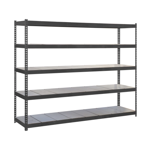 Etagère sans vis ECOFORTE 1506-5 METAL ANTRACITE/GALVA ANTRACITE/GALVA 2000x1500x600 - SIMONRACK