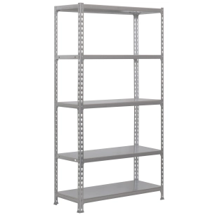 Etagère légère sans vis SIMONCLICK PLUS 5/500 GRIS/GRIS GRIS 2000x1000x500 - SIMONRACK