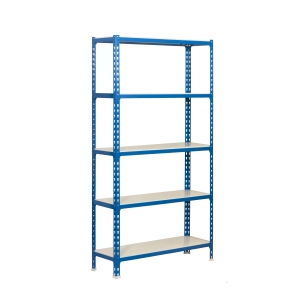 Etagère légère sans vis SIMONCLICK SUPERPLUS 5/400 BLEU/BLANC BLEU/BLANC 2000x1100x400 - SIMONRACK