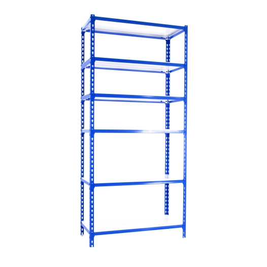 Etagère légère sans vis SIMONCLICK SUPERPLUS 6/400 BLEU/BLANC BLEU/BLANC 2500x1100x400 - SIMONRACK