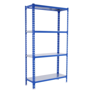 Etagère légère sans vis SIMONCLICK PLUS 4/500 1500 BLEU/GALVA BLEU/GALVA 1500x1000x500 - SIMONRACK