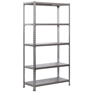 Etagère légère sans vis SIMONCLICK MINI 5/400 GALVA/GALVA GALVANISÉ 1800x800x400 - SIMONRACK
