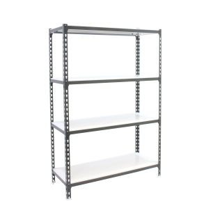 Etagère légère sans vis SIMONCLICK MEGAPLUS 4/300 1500 ANTRACITE/BLAN ANTRACITE/BLANC 1500x1200x300 - SIMONRACK