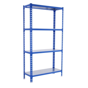 Etagère légère sans vis SIMONCLICK MEGAPLUS 4/300 1500 BLEU/GALVA BLEU/GALVA 1500x1200x300 - SIMONRACK