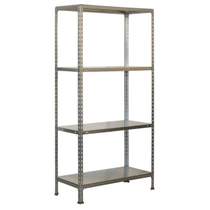 Etagère légère sans vis ECOCLICK PLUS 4/300 GALVANISÉ GALVANISÉ 1500x1000x300 - SIMONRACK