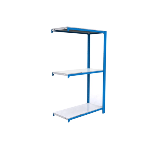 Etagère légère sans vis OFFICLICK 3/300 METAL A.M. BLEU/BLANC BLEU/BLANC 1000x900x300 - SIMONRACK