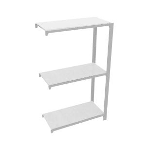 Etagère légère sans vis OFFICLICK 3/400 METAL A.M. GRIS/BLANC GRIS/BLANC 1000x900x400 - SIMONRACK