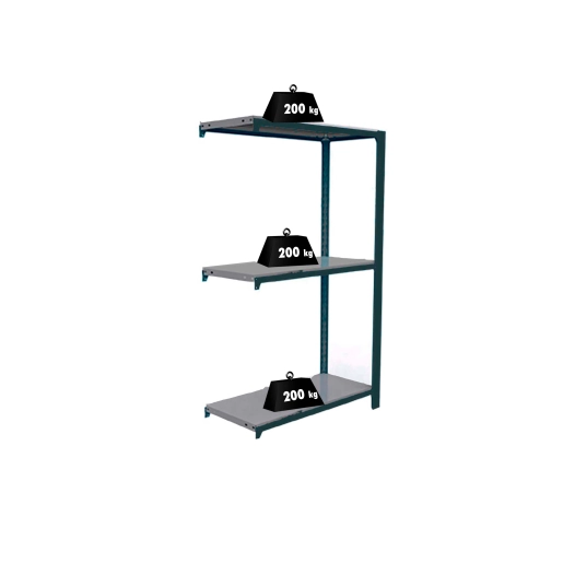 Etagère légère sans vis OFFICLICK 3/400 METAL A.M. ANTRACITE/GALVA ANTRACITE/GALVA 1000x900x400 - SIMONRACK