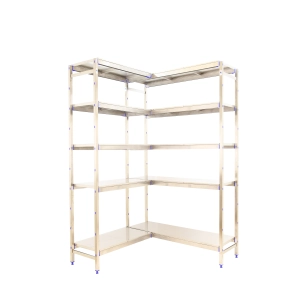 Etagère sans vis SIMONINOX CORNER 5SS/2000x(1760-1260)x500 ACIER INOX 2000x1760x500 - SIMONRACK