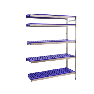 Etagère sans vis SIMONINOX ADITIOORANL 5PP/1600x1660x400 A.INOX/BLEU 1600x1660x400 - SIMONRACK
