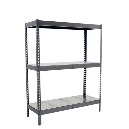Etagère sans vis ECOFORTE 1804-3 METAL GRIS/GALVA GRIS/GALVA 2000x1800x450 - SIMONRACK