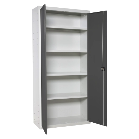 Casier-Armoire SIMONLOCKER PROF.DISM.MULTI. 180x60x40 2/4 BL/AN BLANC/ANTRACITE 1800x600x400 - SIMONRACK