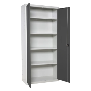 Casier-Armoire SIMONLOCKER PROF.DISM.MULTI. 180x80x40 2/4 BL/AN BLANC/ANTRACITE 1800x800x400 - SIMONRACK