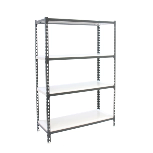Etagère légère sans vis SIMONCLICK 4/300 1500 ANTRACITE/BLANC ANTRACITE/BLANC 1500x900x300 - SIMONRACK