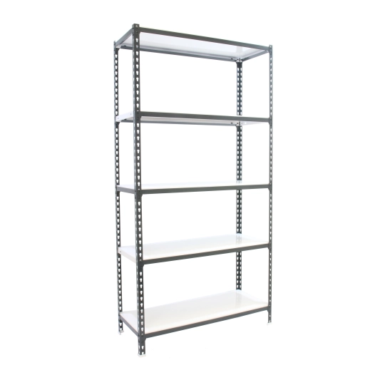 Etagère légère sans vis SIMONCLICK 5/300 ANTRACITE/BLANC ANTRACITE/BLANC 1800x900x300 - SIMONRACK