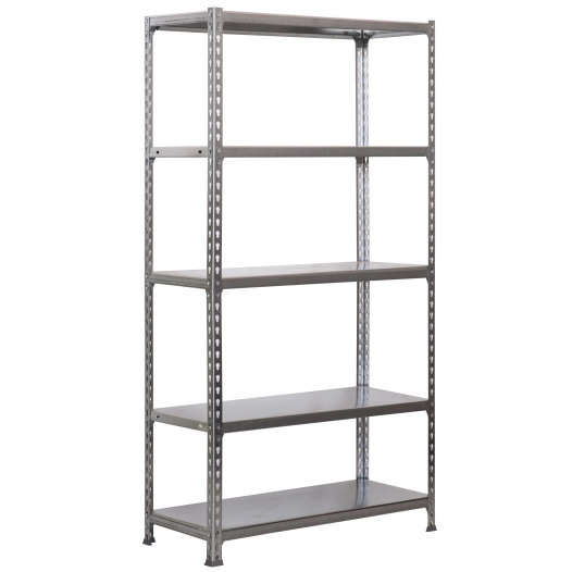 Etagère légère sans vis SIMONCLICK 5/400 GALVA/GALVA GALVANISÉ 1800x900x400 - SIMONRACK