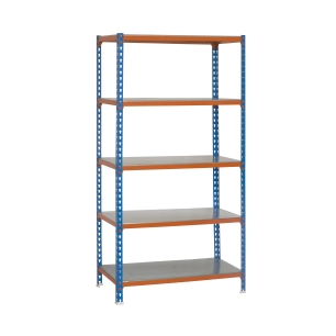 Etagère légère sans vis SIMONCLICK SUPERPLUS 5/500 BLEU/ORANG/GALVA BLEU/ORANGE/GALVA 2000x1100x500 - SIMONRACK