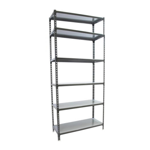 Etagère légère sans vis SIMONCLICK 6/300 ANTRACITE/GALVA ANTRACITE/GALVA 2500x900x300 - SIMONRACK