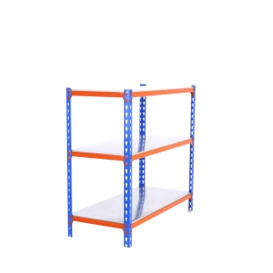 Etagère légère sans vis SIMONCLICK MEGAPLUS 3/400 900 BLEU/ORANG/GALV BLEU/ORANGE/GALVA 900x1200x400 - SIMONRACK