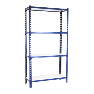 Etagère légère sans vis SIMONCLICK MEGAPLUS 4/300 1500 BLEU/BLANC BLEU/BLANC 1500x1200x300 - SIMONRACK