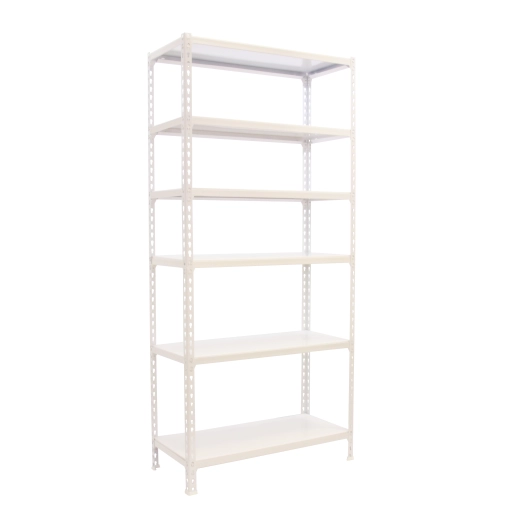 Etagère légère sans vis SIMONCLICK MEGAPLUS 6/300 2500 BLANC/BLANC BLANC 2500x1200x300 - SIMONRACK