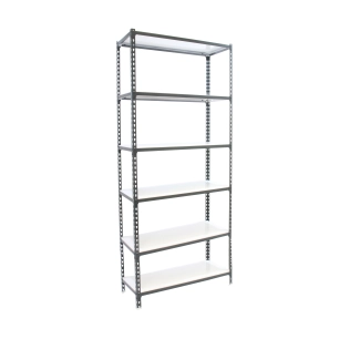 Etagère légère sans vis SIMONCLICK MEGAPLUS 6/400 2500 ANTRACITE/BLAN ANTRACITE/BLANC 2500x1200x400 - SIMONRACK