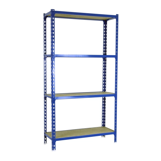Etagère légère sans vis MADERCLICK SUPERPLUS 4/300 1500 BLEU/BOIS BLEU/BOIS 1500x1100x300 - SIMONRACK