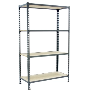 Etagère légère sans vis MADERCLICK MINI 4/300 1500 GRIS/BOIS GRIS/BOIS 1500x800x300 - SIMONRACK