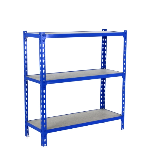 Etagère légère sans vis MADERCLICK SUPERPLUS 3/400 900 BLEU/BOIS BLEU/BOIS 900x1100x400 - SIMONRACK