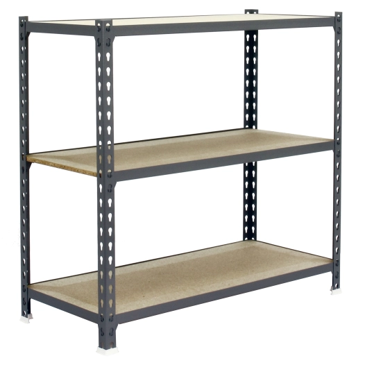 Etagère légère sans vis MADERCLICK 3/300 900 GRIS/BOIS GRIS/BOIS 900x900x300 - SIMONRACK