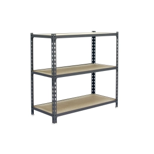 Etagère légère sans vis MADERCLICK MEGAPLUS 3/500 900 GRIS/BOIS GRIS/BOIS 900x1200x500 - SIMONRACK