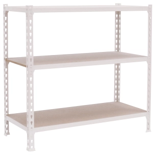 Etagère légère sans vis MADERCLICK 3/400 1000 BLANC/BOIS BLANC/BOIS 1000x900x400 - SIMONRACK