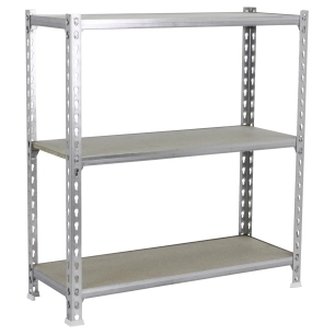 Etagère légère sans vis MADERCLICK MINI 3/300 1000 GALVA/BOIS GALVA/BOIS 1000x800x300 - SIMONRACK
