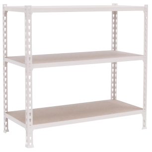 Etagère légère sans vis MADERCLICK SUPERPLUS 3/300 1000 BLANC/BOIS BLANC/BOIS 1000x1100x300 - SIMONRACK