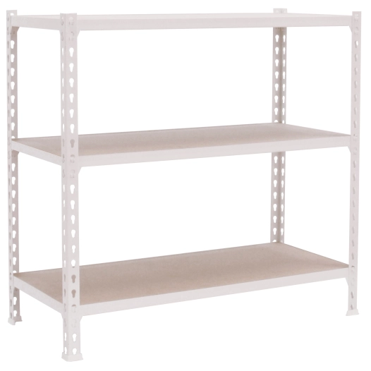 Etagère légère sans vis MADERCLICK SUPERPLUS 3/500 1000 BLANC/BOIS BLANC/BOIS 1000x1100x500 - SIMONRACK