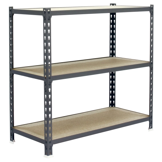 Etagère légère sans vis MADERCLICK SUPERPLUS 3/500 1000 GRIS/BOIS GRIS/BOIS 1000x1100x500 - SIMONRACK