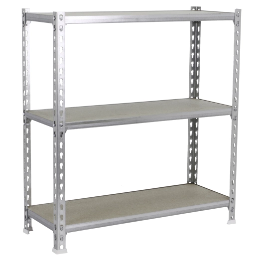 Etagère légère sans vis MADERCLICK SUPERPLUS 3/500 1000 GALVA/BOIS GALVA/BOIS 1000x1100x500 - SIMONRACK