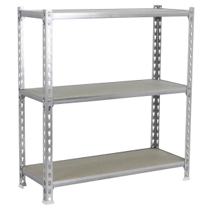 Etagère légère sans vis MADERCLICK SUPERPLUS 3/500 1000 GALVA/BOIS GALVA/BOIS 1000x1100x500 - SIMONRACK