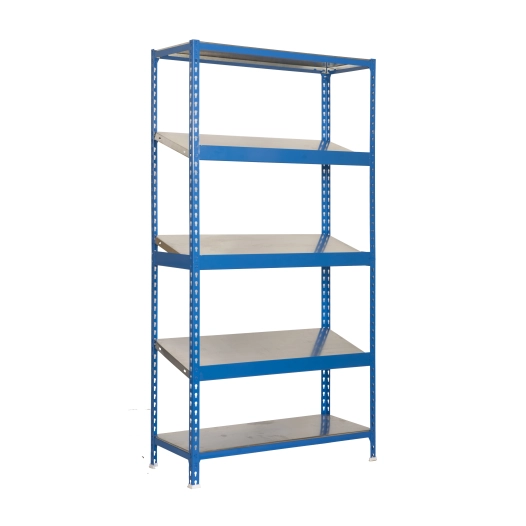 Etagère légère sans vis SIMONEXPO PLUS 5/500-3 BLEU/GALVA BLEU/GALVA 2000x1000x500 - SIMONRACK