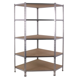 Etagère légère sans vis MADERCLICK CORNER 5/400 1800 GALVA/BOIS GALVA/BOIS 1800x900x400 - SIMONRACK