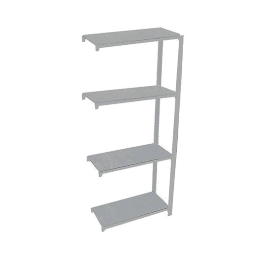 Etagère légère sans vis OFFICLICK 4/300 METAL A.M. GRIS/GRIS GRIS 1500x900x300 - SIMONRACK