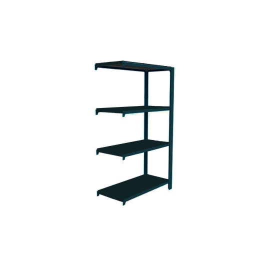Etagère légère sans vis OFFICLICK 4/400 METAL A.M. ANTRACITE/ANTRACITE ANTRACITE 1500x900x400 - SIMONRACK